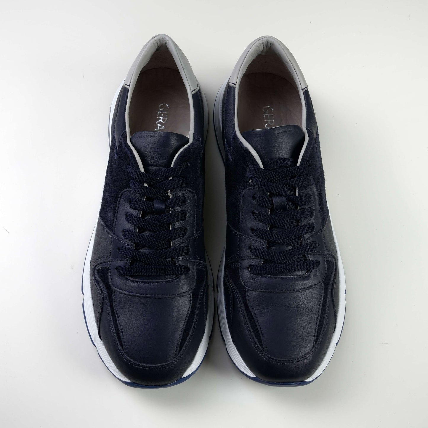 Сини мъжки спортно-елегантни обувки