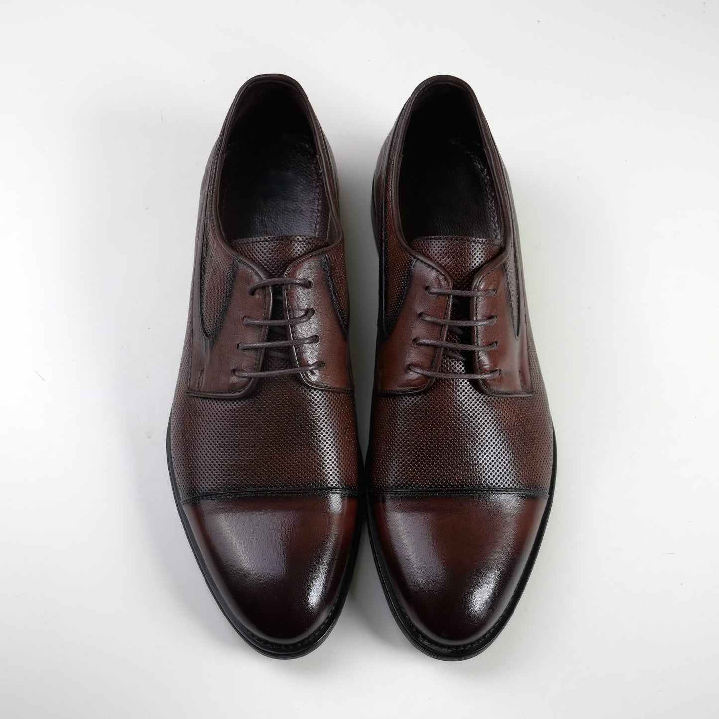 Кафяви мъжки обувки от 100% естествена кожа